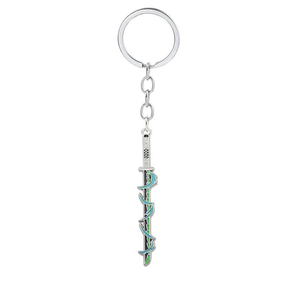 Demon Slayer Sword Keychains – Mini Japanese Katana Collection Anime Souvenir Gifts