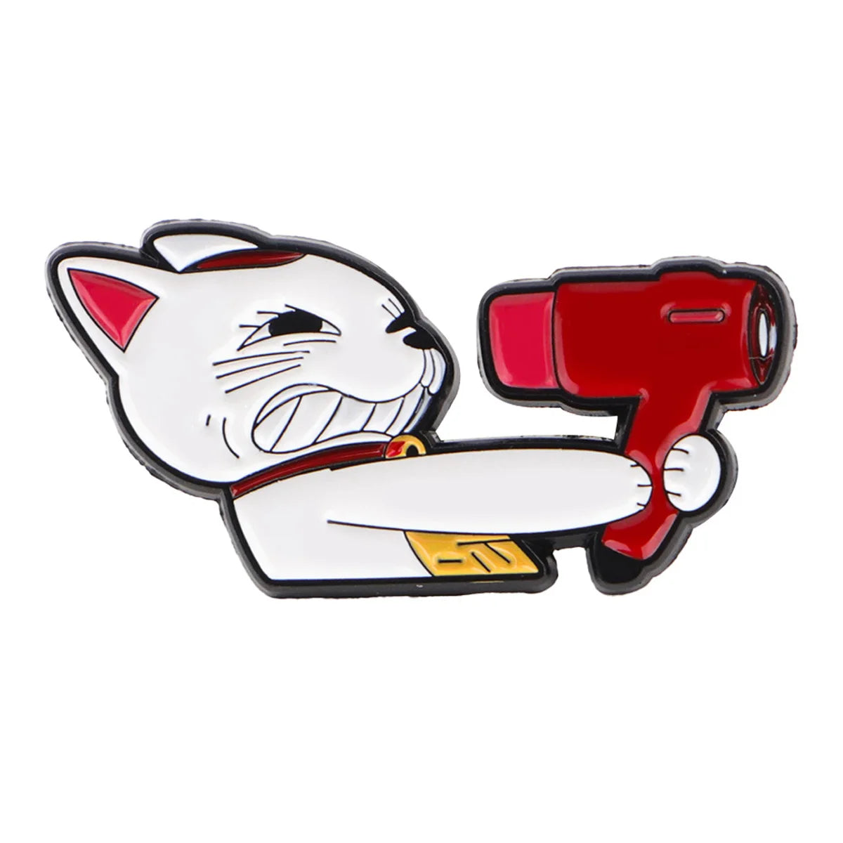 Adorable Cat Pin – Anime Brooch for Backpack & Clothes