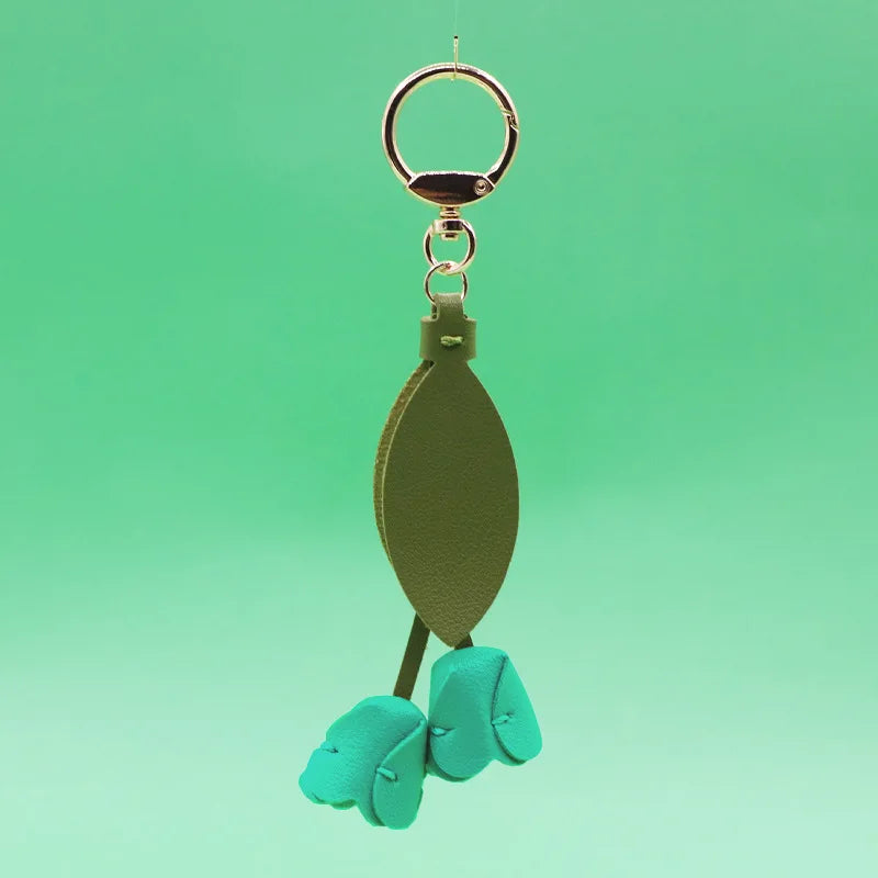 “She Blooms” Tulip Keychain