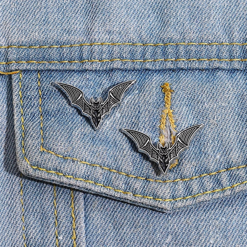 Vintage Punk Bat Brooch