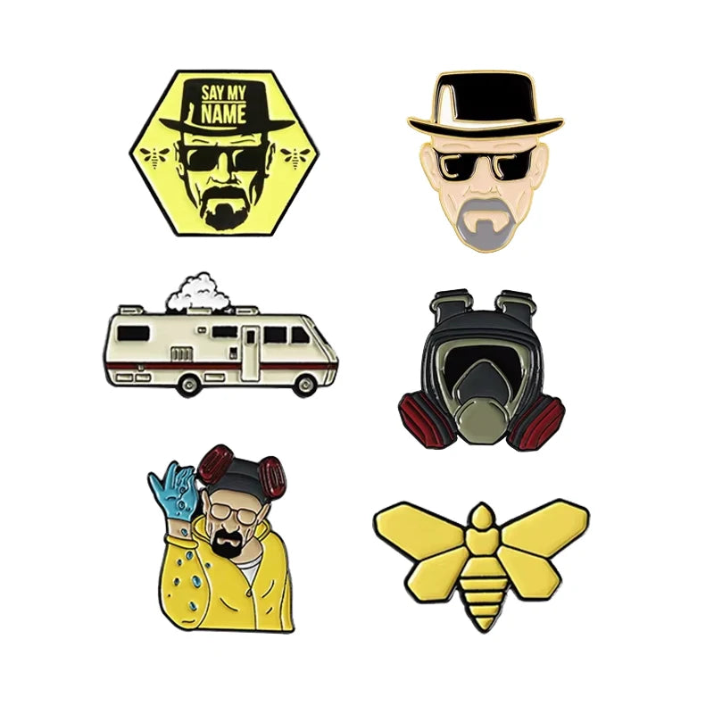 Movie Fan Enamel Pin – Classic Brooch Badge