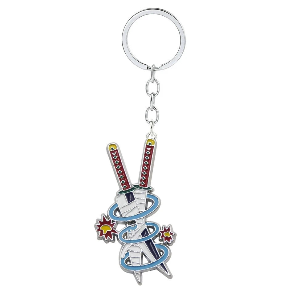 Demon Slayer Sword Keychains – Mini Japanese Katana Collection Anime Souvenir Gifts