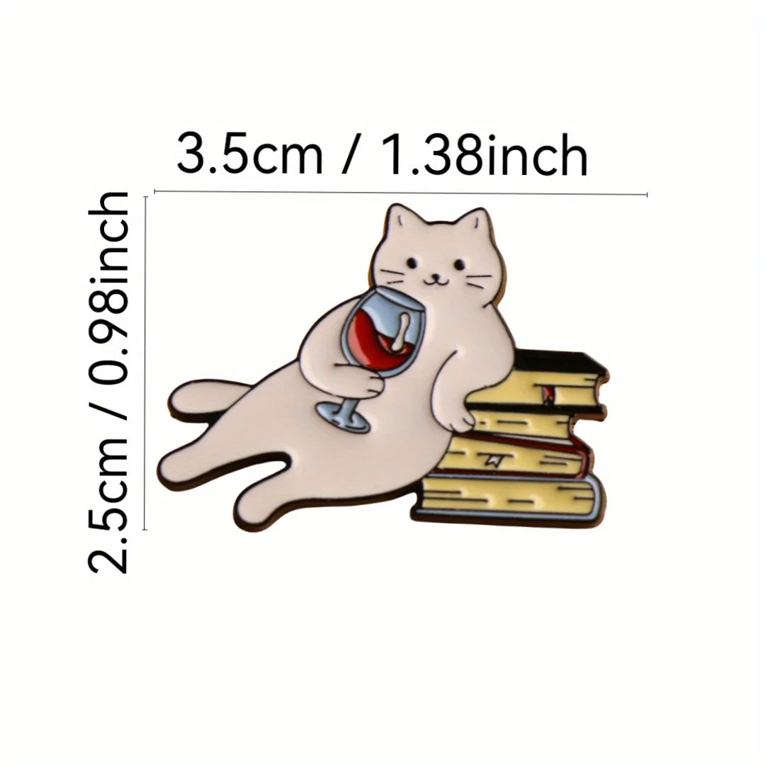 Trendy Enamel Lapel Pin – Stylish Metal Brooch & Gift