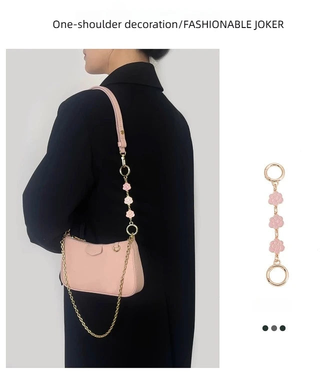 Pink Shoulder Bag Extension Chain
