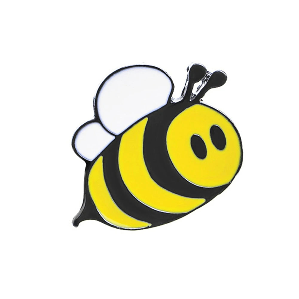 Cute Honey Bee Enamel Pin – Cartoon Insect Brooch