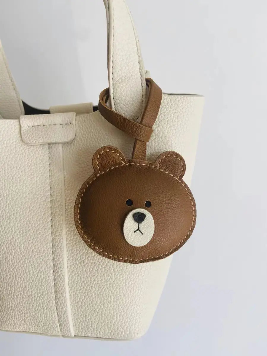 Leather Scarecrow Pendant – Bag & Car Charm