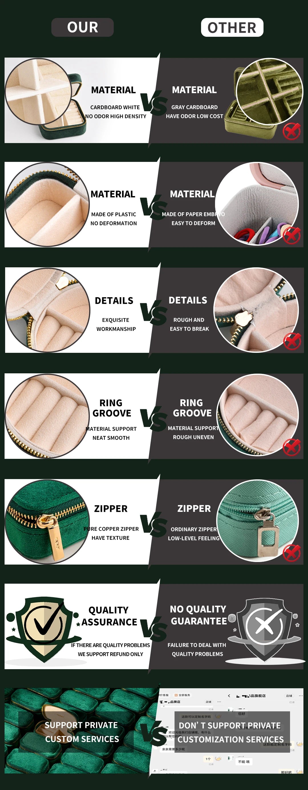 Vintage Velvet Jewelry Box