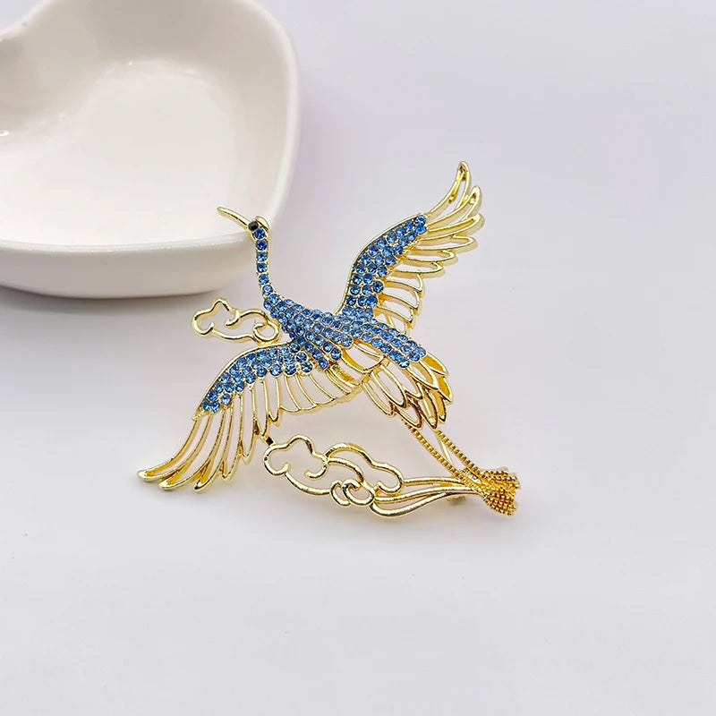 Flying Bird Brooch Pin
