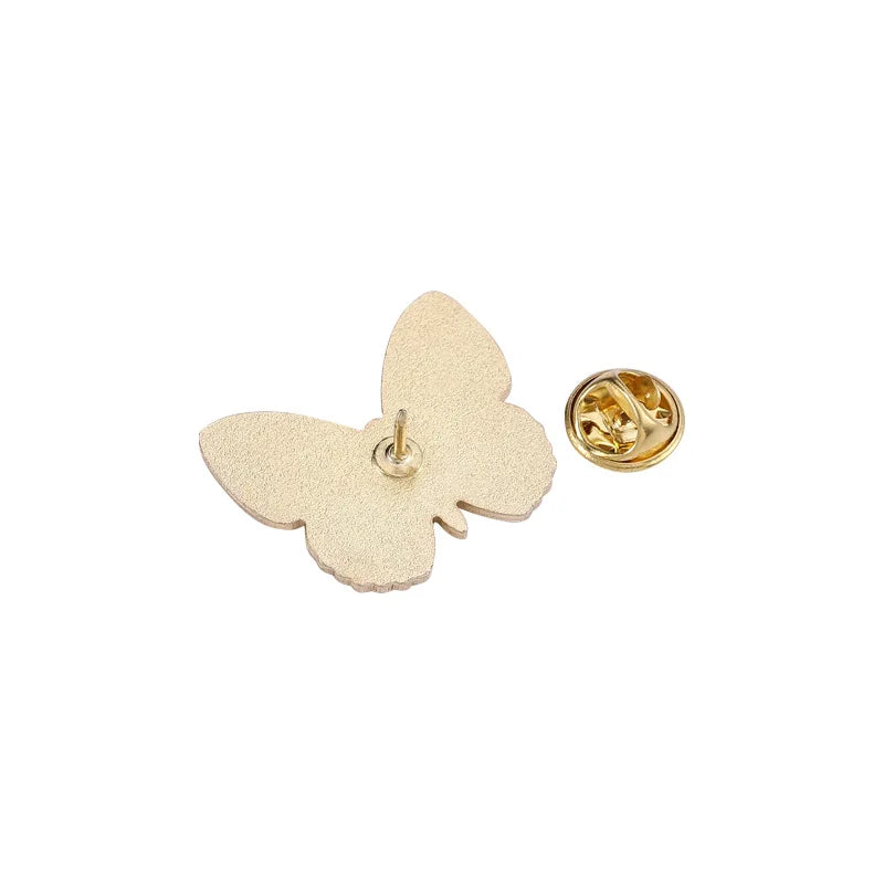 Colorful Butterfly Enamel Pin – Cute Insect Brooch