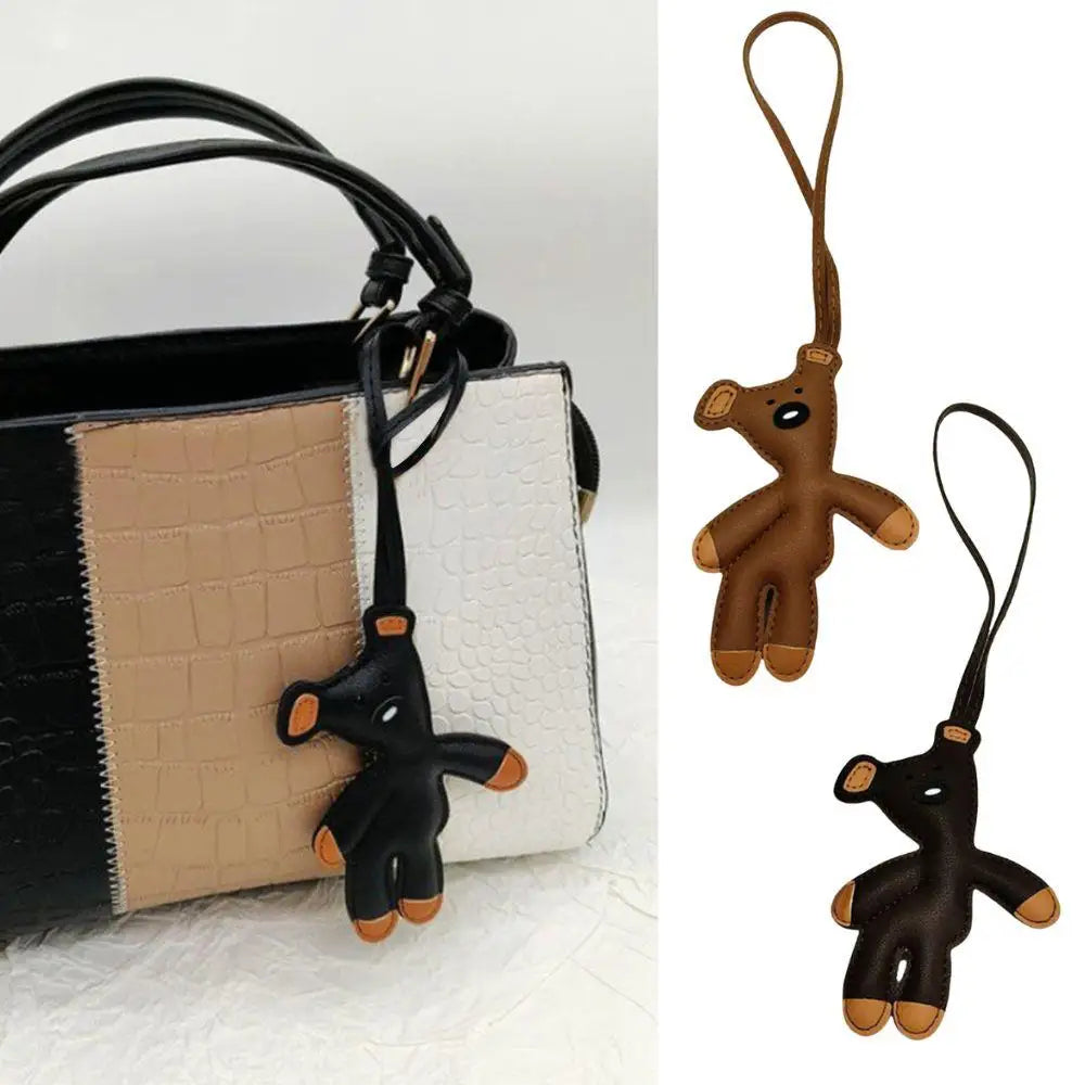 Korean Style Bear Charm – Unisex Bag Accessory