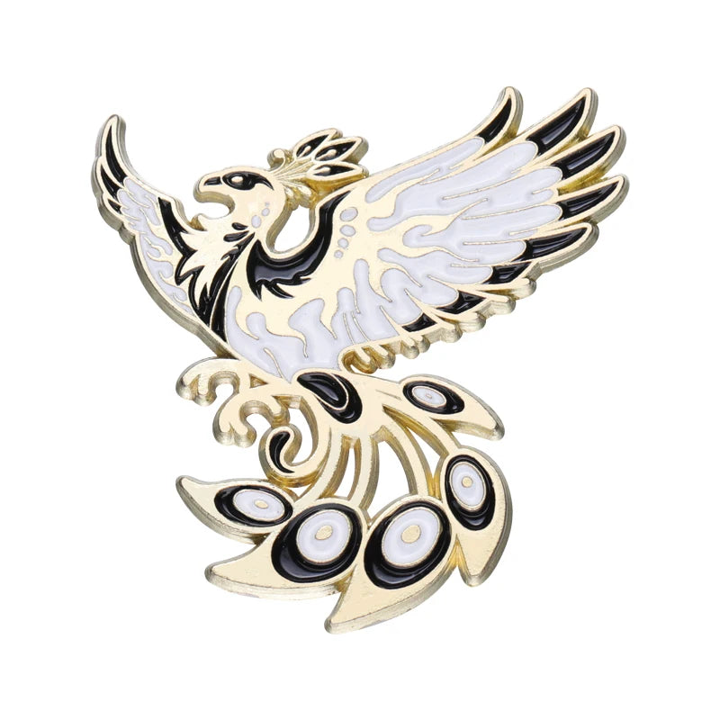 Animal Enamel Pin – Eagle, Dragon & Bird Brooch Badge