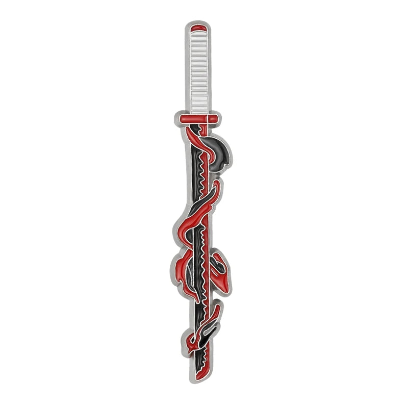 Demon Slayer Weapon Enamel Pins – Anime Sword Metal Brooch Badge