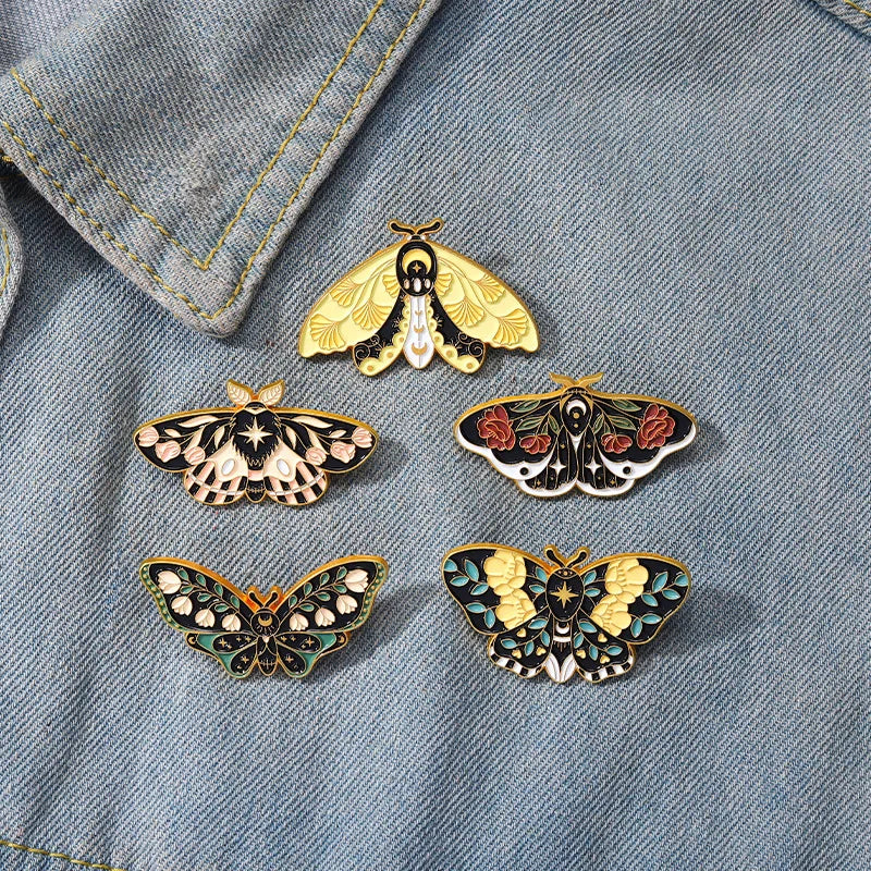 Colorful Butterfly & Dragonfly Badge