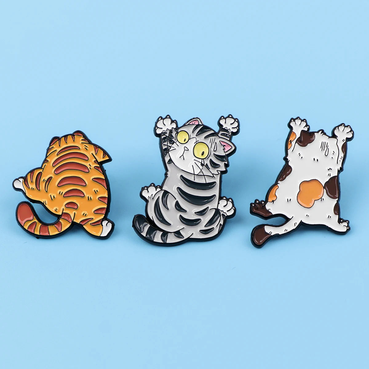 Kawaii Cat Enamel Pin – Cute Animal Brooch
