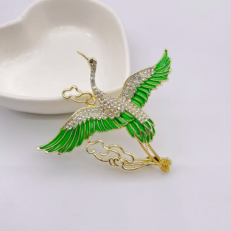Flying Bird Brooch Pin
