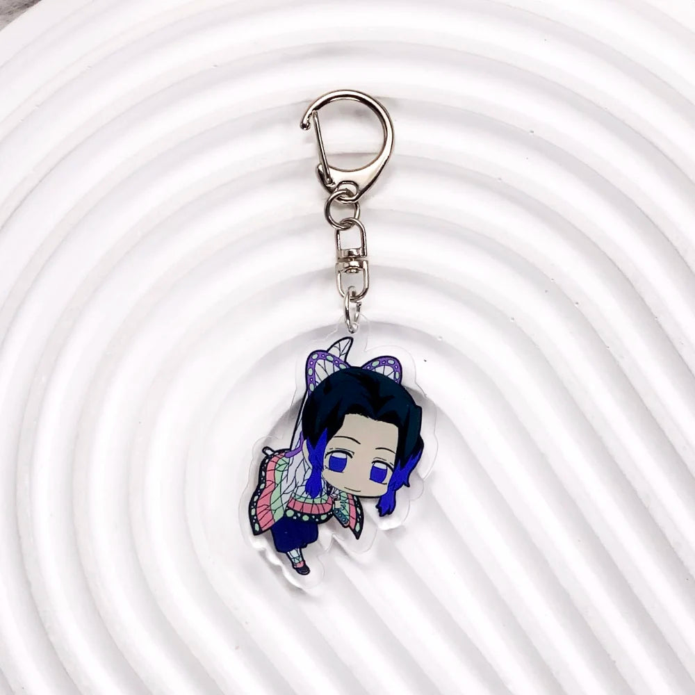 Demon Slayer Anime Keychain – Acrylic Character Bag Charm