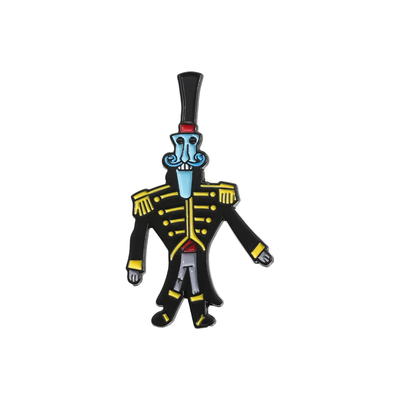 Coraline Doll Enamel Pin – Horror Punk Brooch
