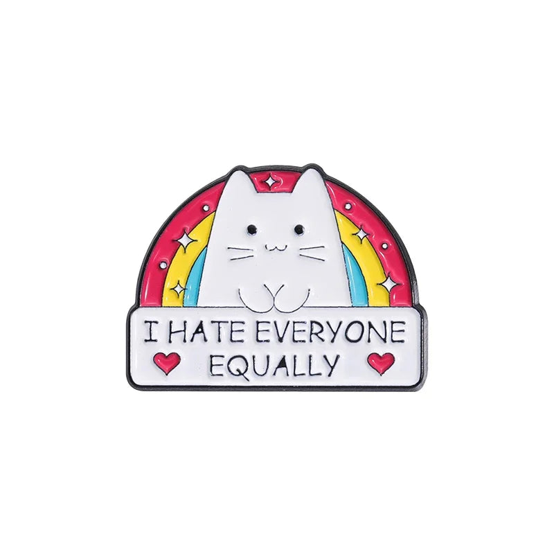 Kawaii Animal Brooch – Cute Enamel Pin Series