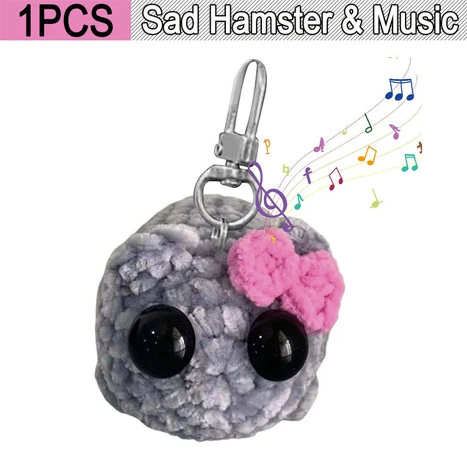 Sad Hamster Keychain for her