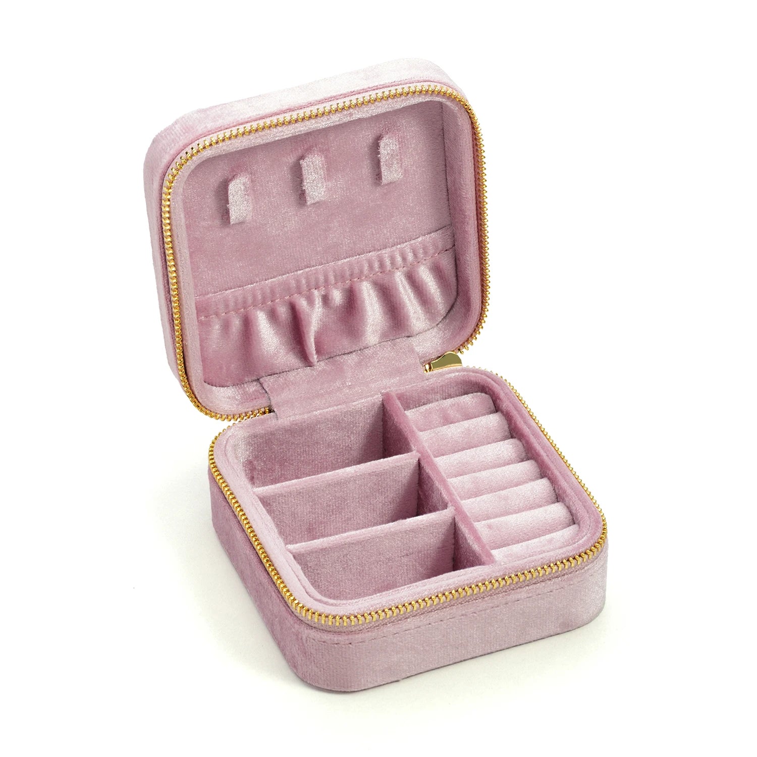 Vintage Velvet Jewelry Box