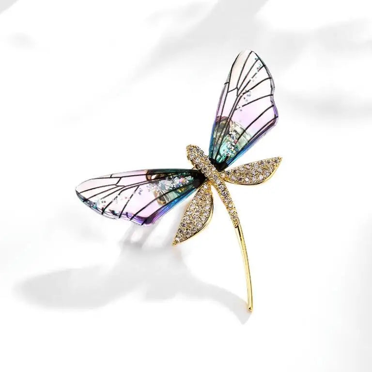 Vintage Dragonfly Brooch – Elegant Insect Pin for Women