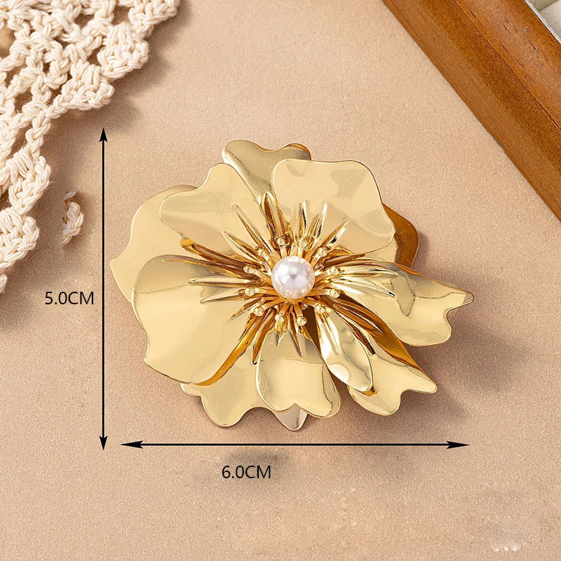 Sparkling Peony Brooch Jewelry