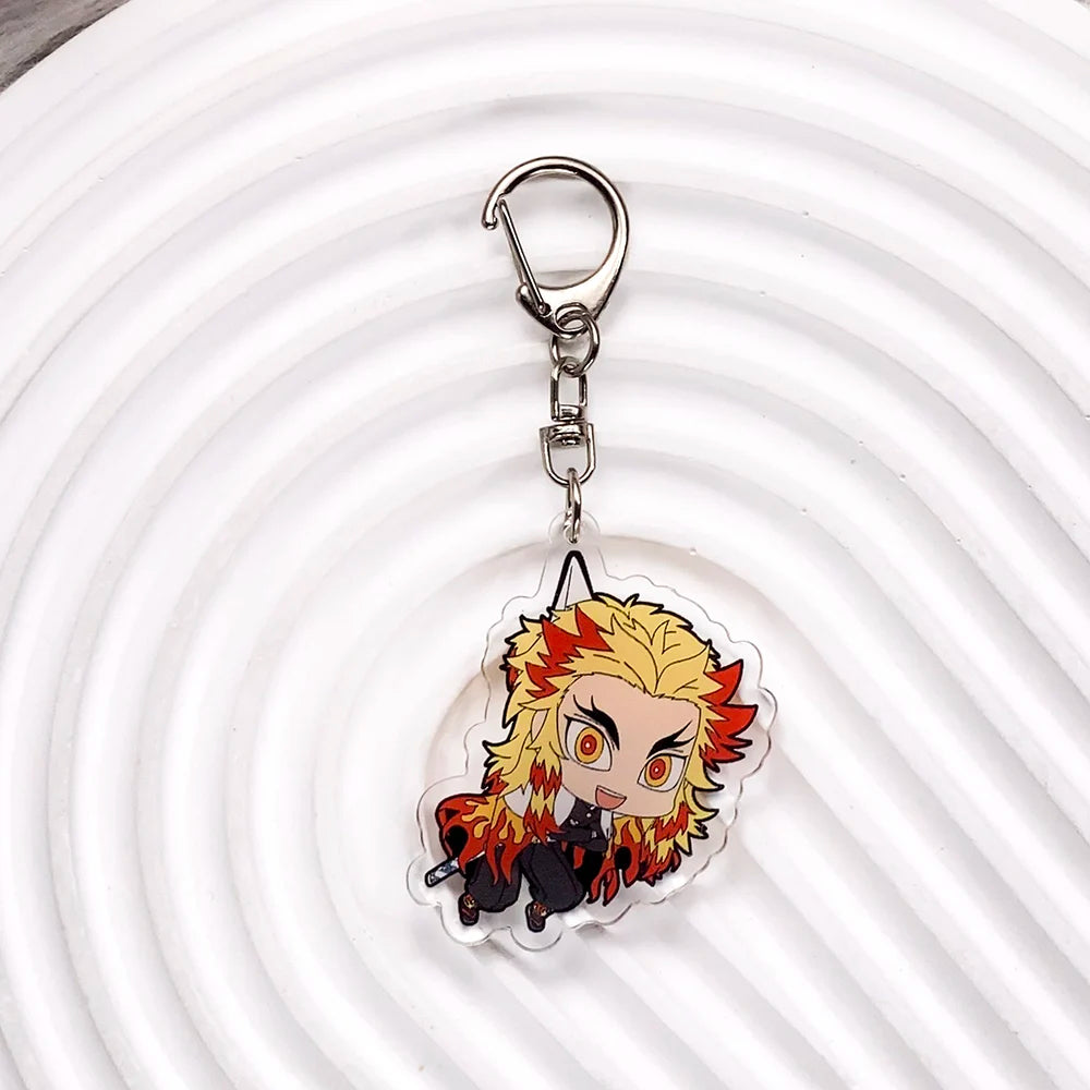 Demon Slayer Anime Keychain – Acrylic Character Bag Charm