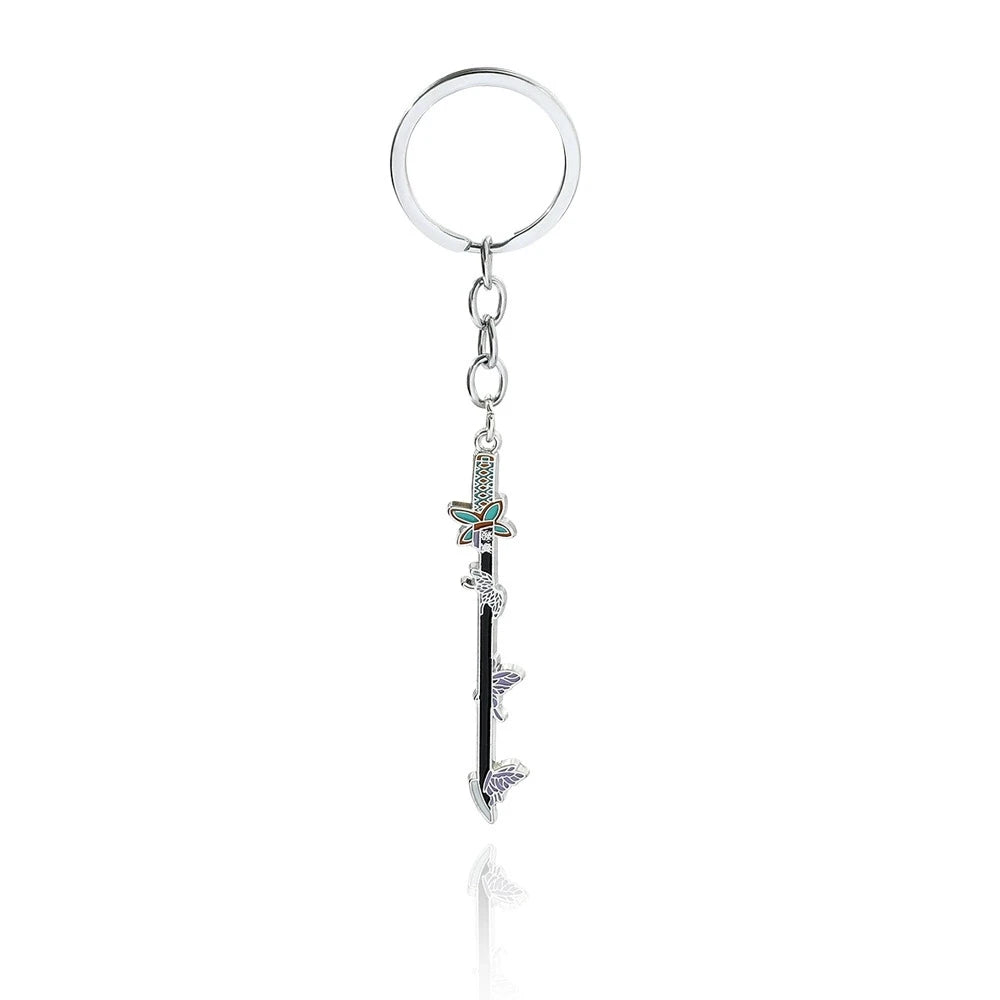 Demon Slayer Sword Keychains – Mini Japanese Katana Collection Anime Souvenir Gifts