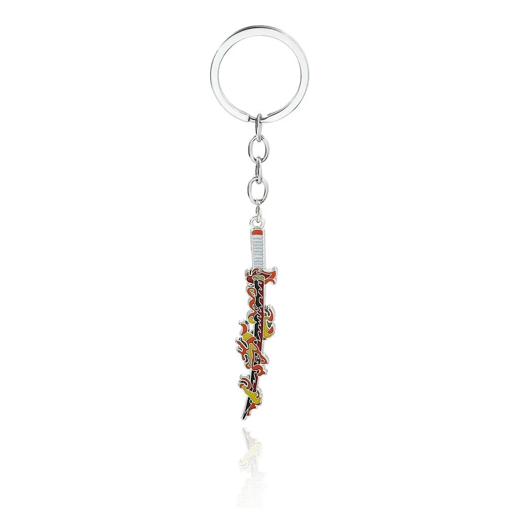 Demon Slayer Sword Keychains – Mini Japanese Katana Collection Anime Souvenir Gifts
