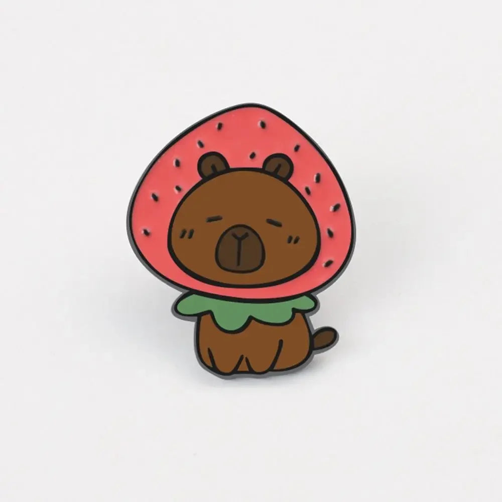 Capybara & Dolphin Brooch – Cute Bag Charm