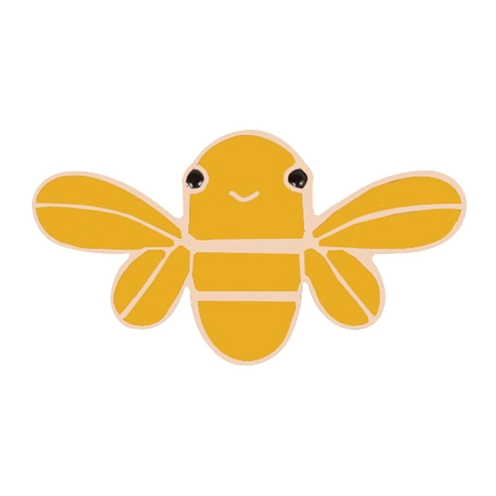 Cute Honey Bee Enamel Pin – Cartoon Insect Brooch