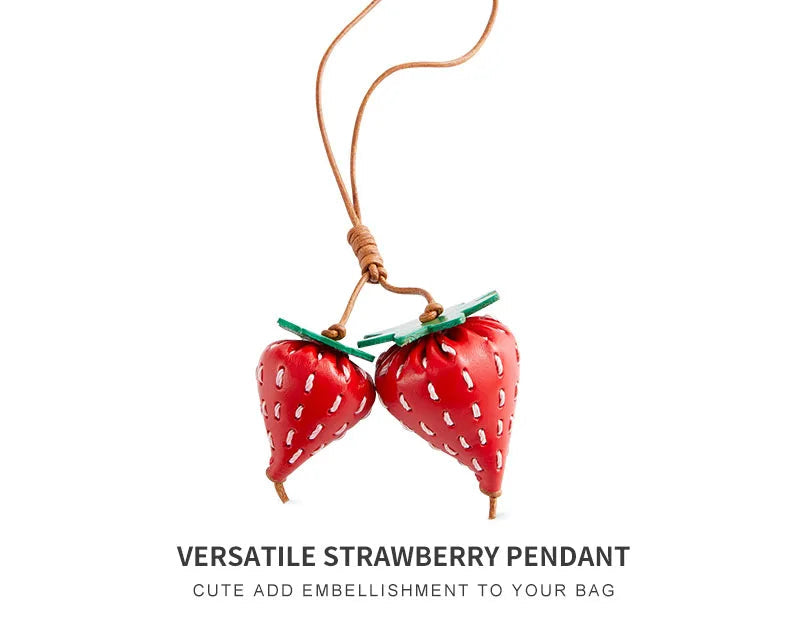 High-Grade Leather Flower Ball Tassel – Bag & Car Pendant