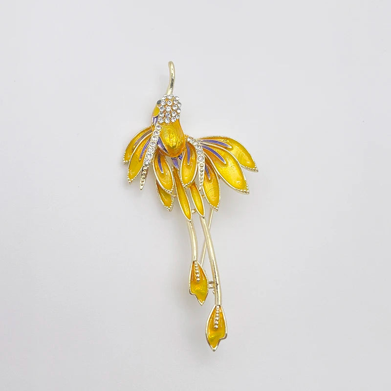 Flying Bird Brooch Pin