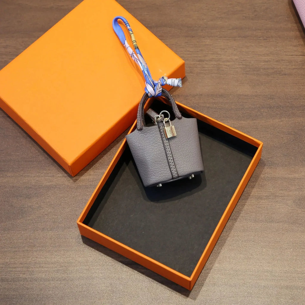 Mini Basket Leather Pouch – 2025 Lightweight Daily Bag