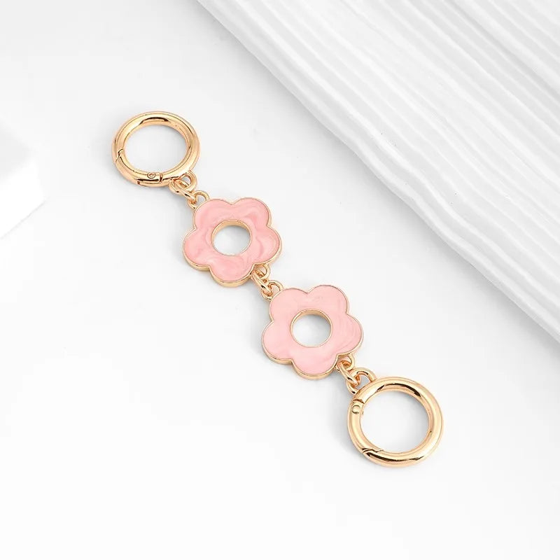 Pink Shoulder Bag Extension Chain