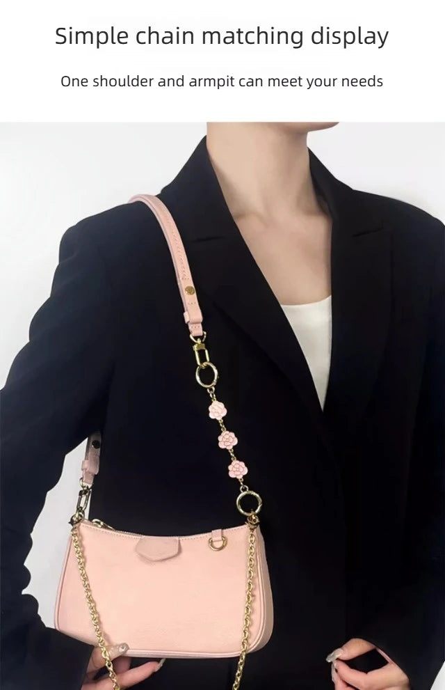 Pink Shoulder Bag Extension Chain