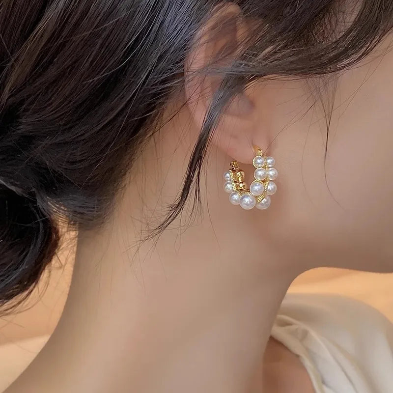 Wedding Party Pearl Earrings