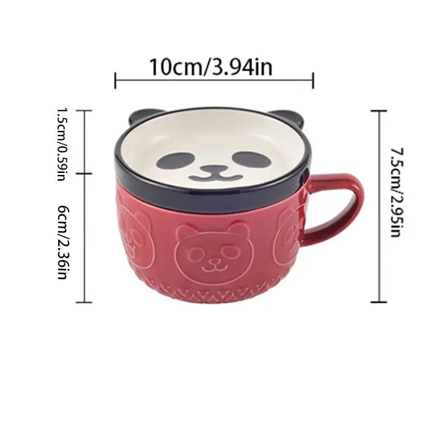 OLENKA Japanese Cartoon Cat Ceramic Mugs