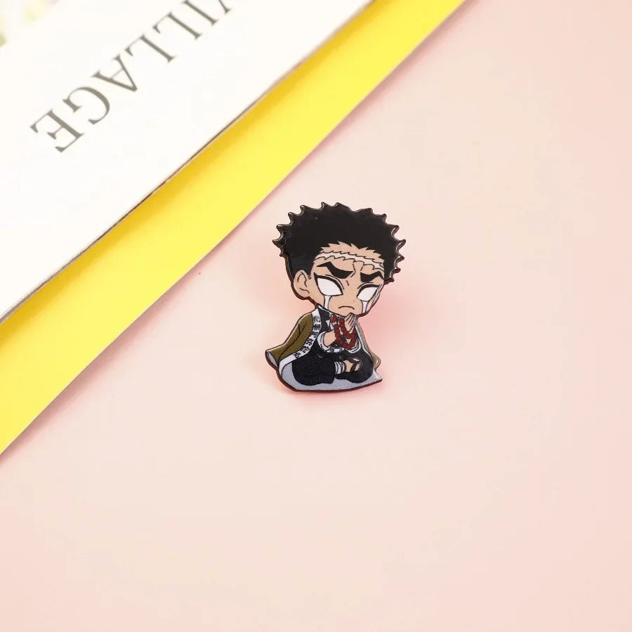 Demon Slayer Backpack & Clothes Pins – Anime Jewelry Gift