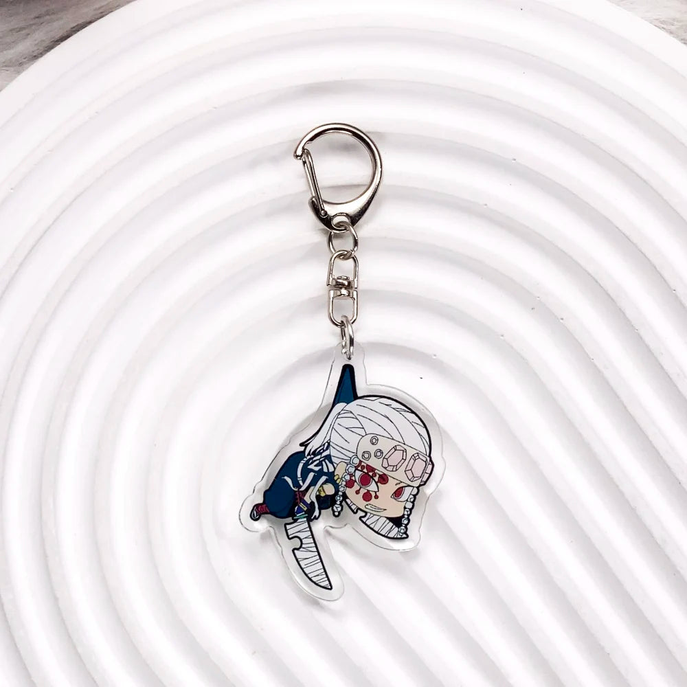 Demon Slayer Anime Keychain – Acrylic Character Bag Charm