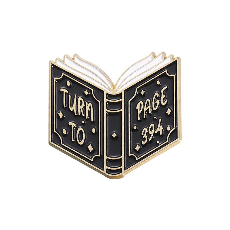 Mystic Crow Enamel Pin – Tarot & Magic Ball Design