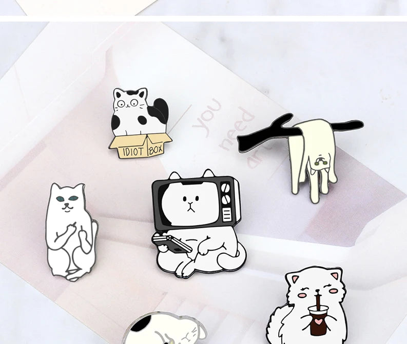 Cat Lover Collection – Cute Enamel Brooches