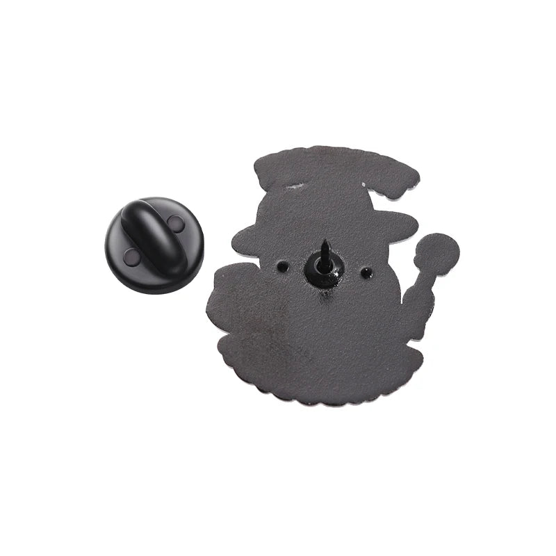 Plague Doctor Enamel Pin – Gothic Punk Brooch