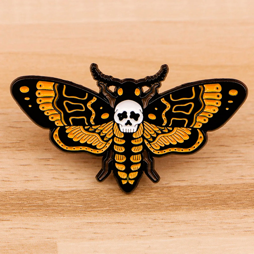 Halloween Moth Badge