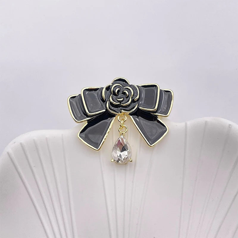 Blue Enamel Butterfly Brooch