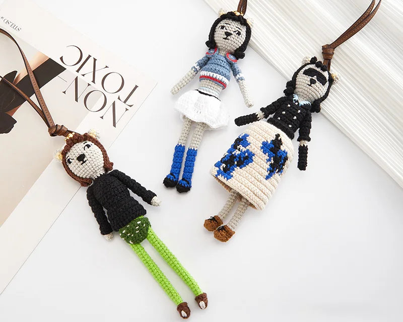 Knit Doll Pendant – Adorable Bag Accessory