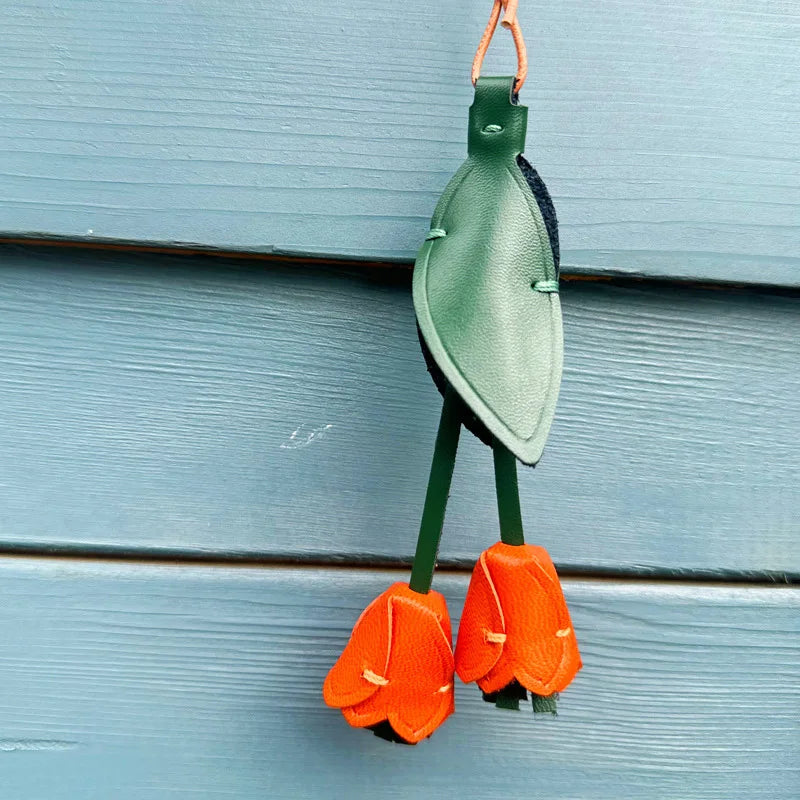 “She Blooms” Tulip Keychain