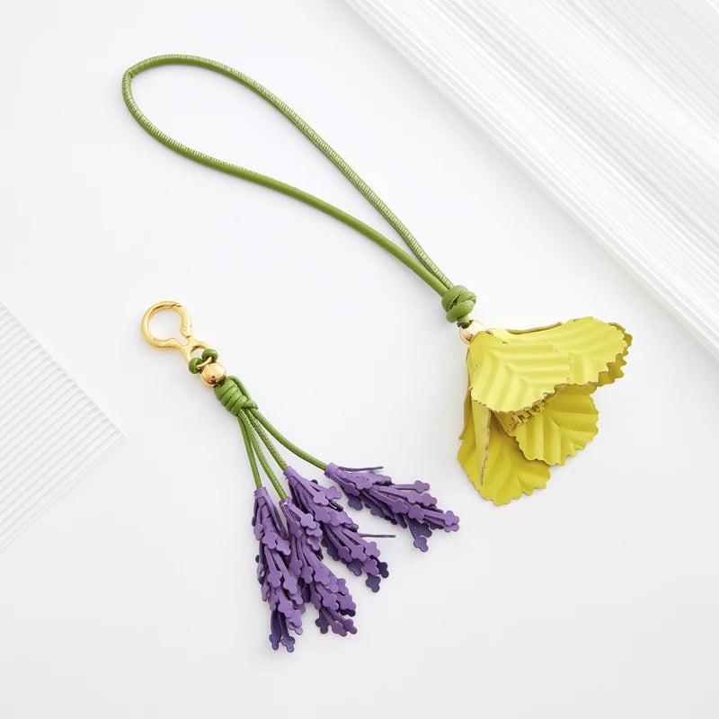Empower in Lavender – Leather Bag Charm