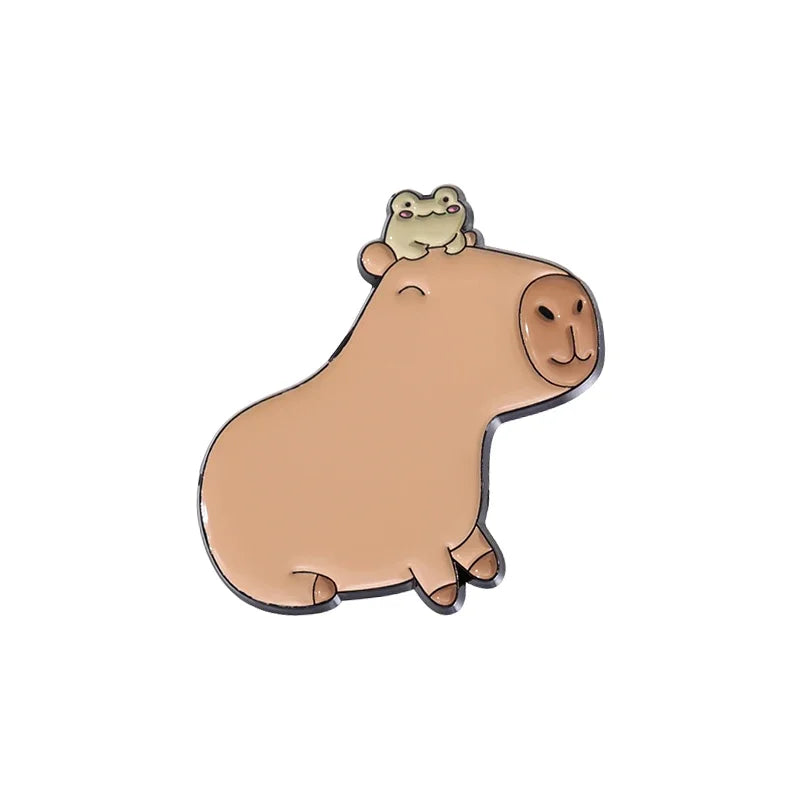 Kawaii Animal Brooch – Cute Enamel Pin Series