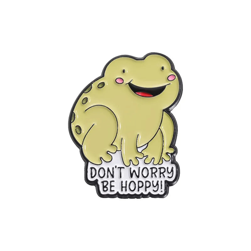 Frog, Rabbit & Duck Pins – Cute Animal Badges